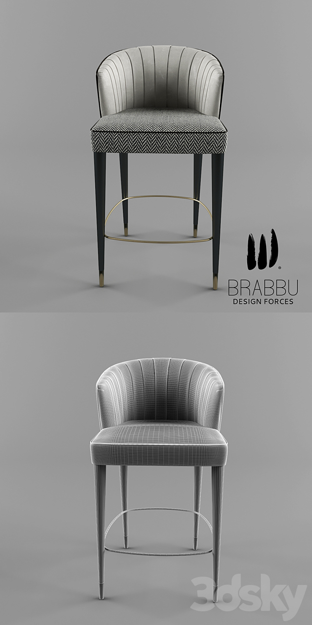 Brabbu Nuka_Bar chair 3DSMax File - thumbnail 3