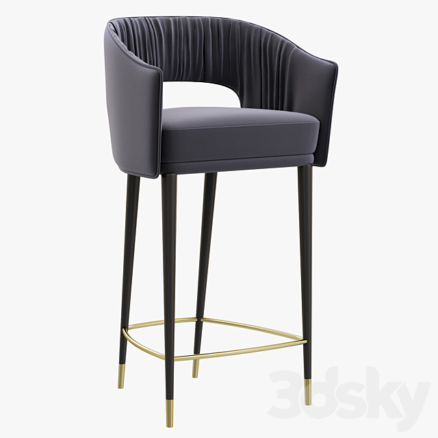 Brabbu STOLA Bar Chair 3DSMax File - thumbnail 1