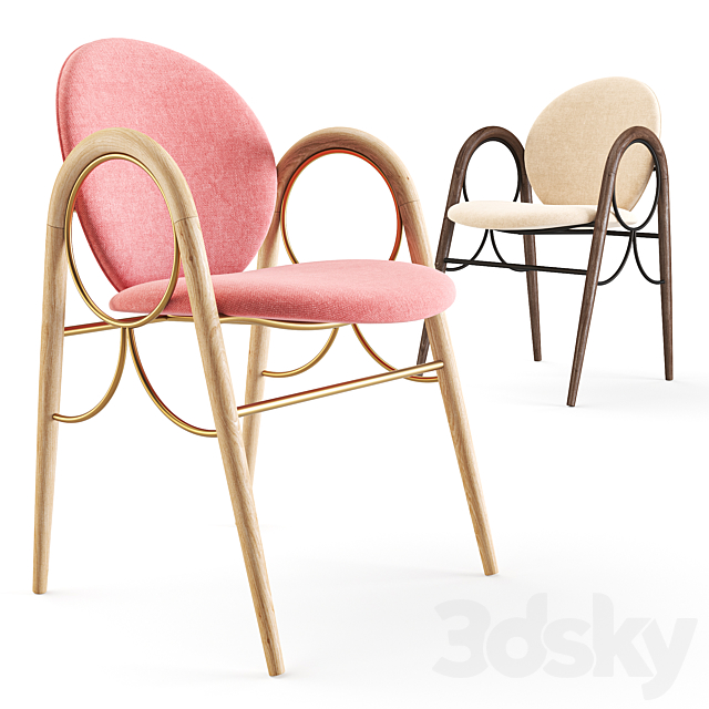 Brdr. Kruger arkade chair 3ds Max - thumbnail 1