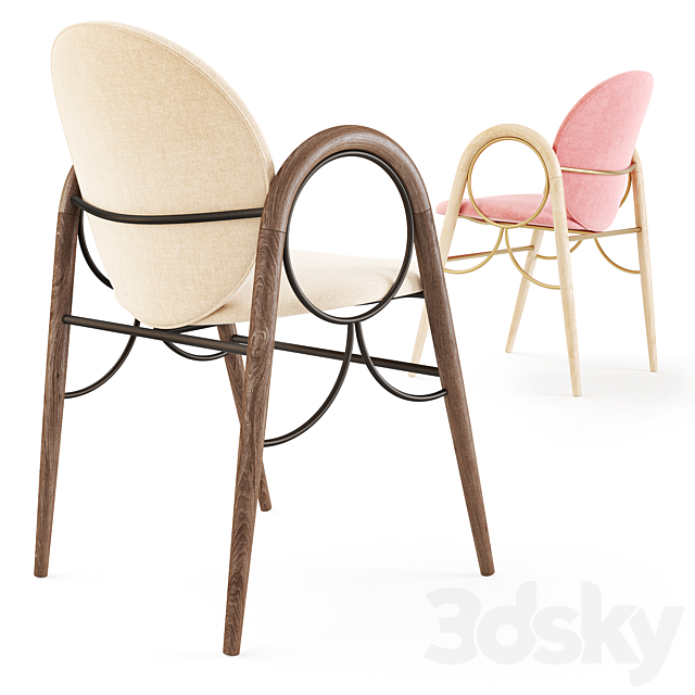 Brdr. Kruger arkade chair 3ds Max - thumbnail 2