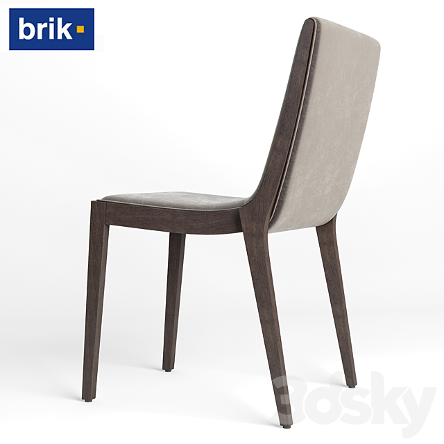 Brik monte chair 3DS Max Model - thumbnail 2