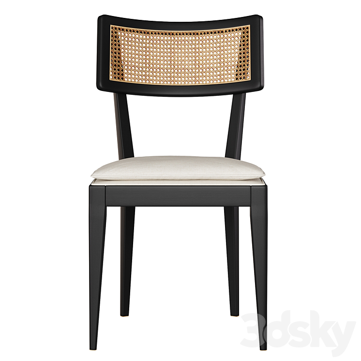 Britt Dining Chair 3DS Max Model - thumbnail 2