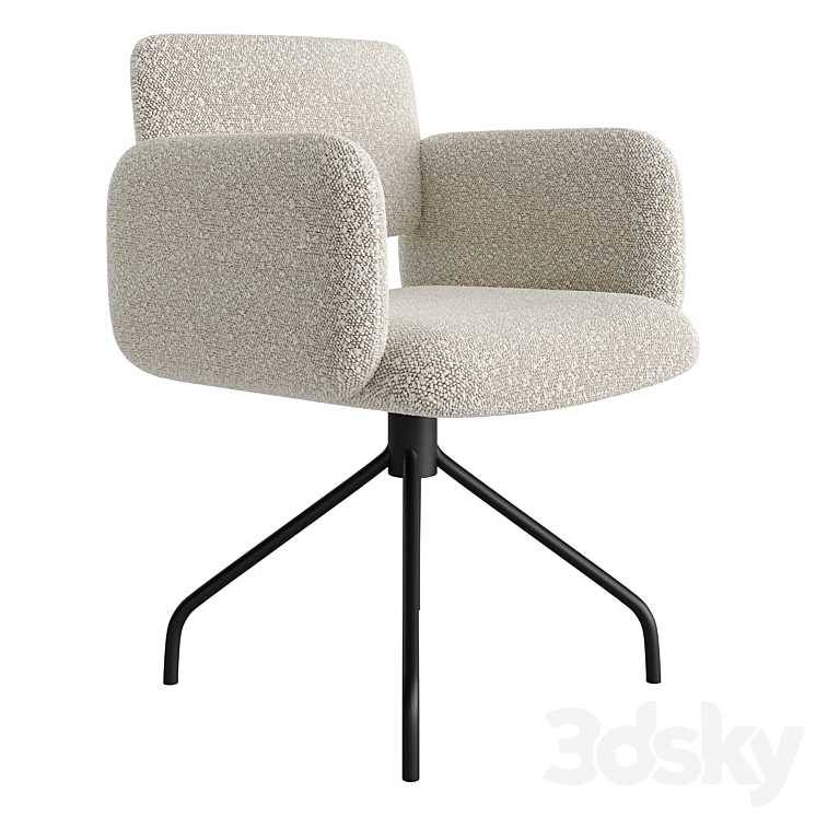 Brooks chair 3DS Max Model - thumbnail 1