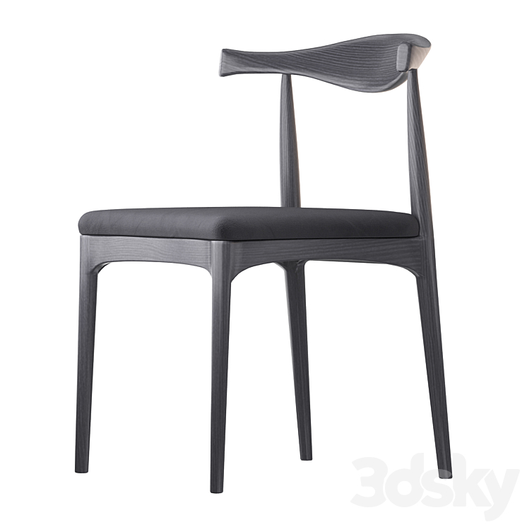 Bull Chair by StoolGroup 3DS Max Model - thumbnail 1