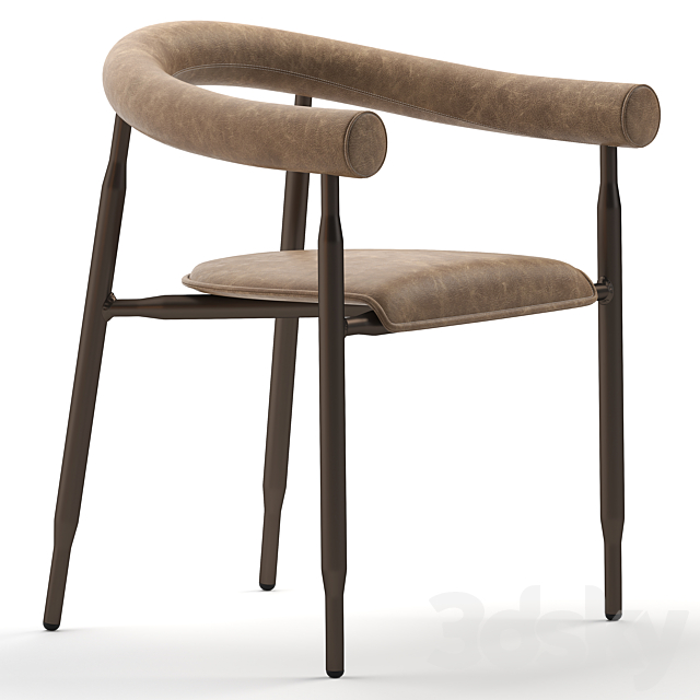 Busnelli ALBEISA Upholstered chair 3DSMax File - thumbnail 3