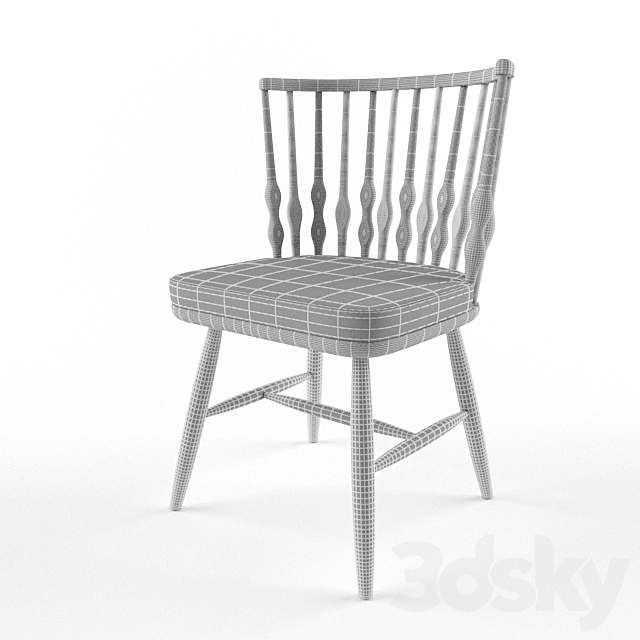 Cad exclusive Chair 3DS Max Model - thumbnail 3