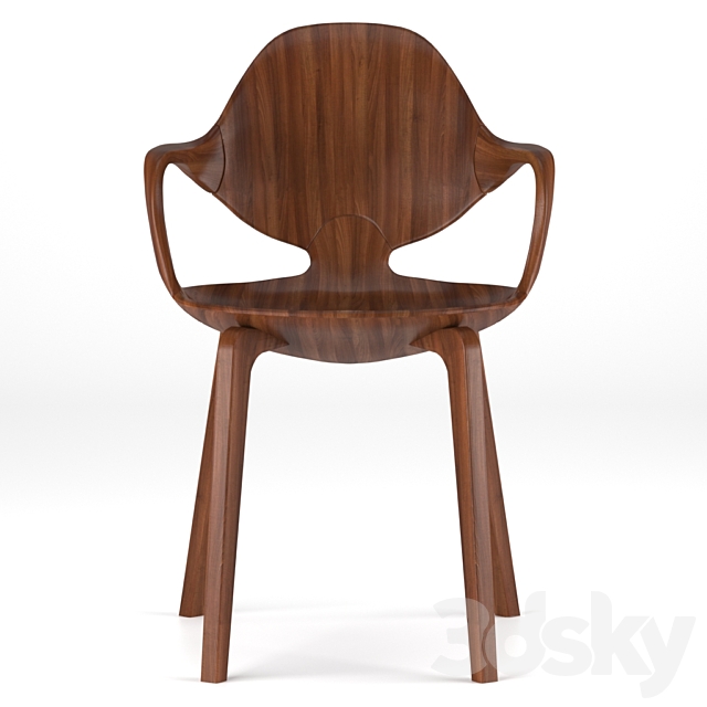 Cadeira clad chair 3DS Max Model - thumbnail 2