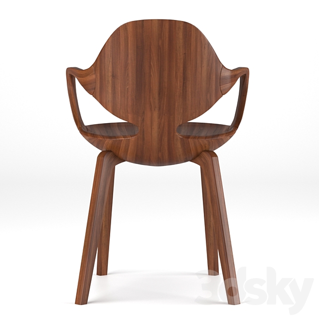 Cadeira clad chair 3DS Max Model - thumbnail 3