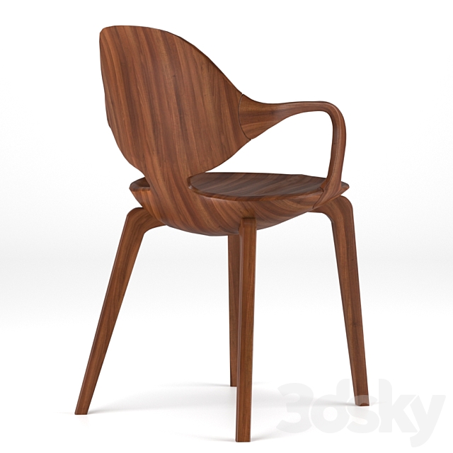 Cadeira clad chair 3DS Max Model - thumbnail 4