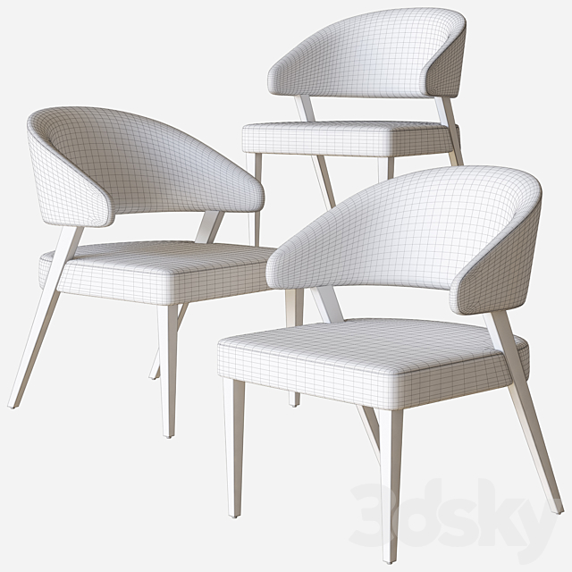 Cahn armchair the bright group 3DSMax File - thumbnail 3