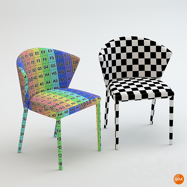 Calligaris Amelie Chair 3DSMax File - thumbnail 3