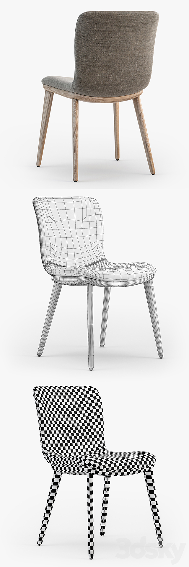 Calligaris Annie chair 3DSMax File - thumbnail 3