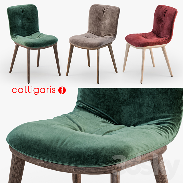 Calligaris Annie soft chair 3DSMax File - thumbnail 1