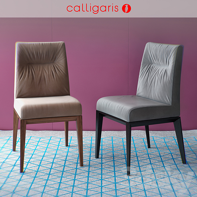 Calligaris chair TOSCA chair 3ds Max - thumbnail 1