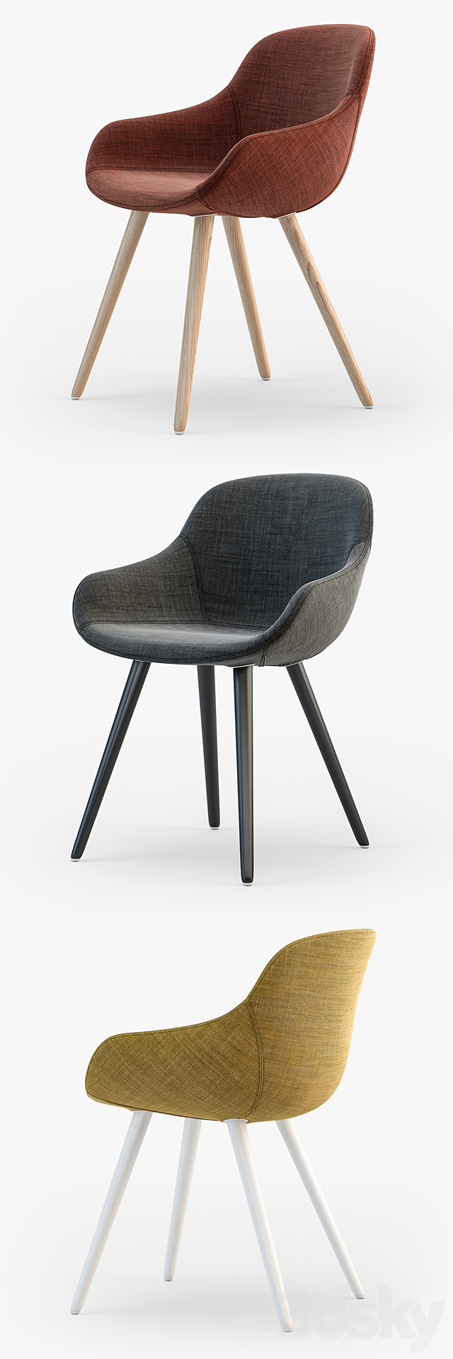 Calligaris Igloo armchair 3DSMax File - thumbnail 2