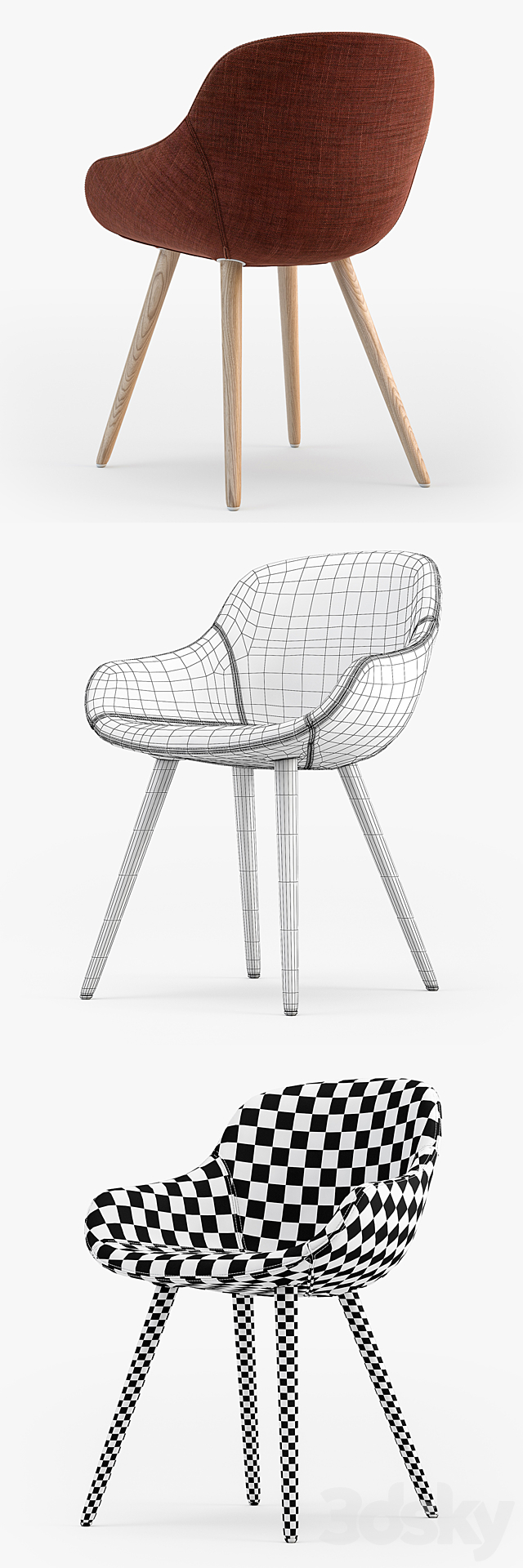 Calligaris Igloo armchair 3DSMax File - thumbnail 3