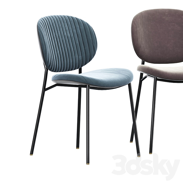 Calligaris Ines Dining Chair 3DS Max Model - thumbnail 3