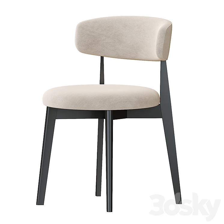 Calligaris talks chair 3DS Max Model - thumbnail 1