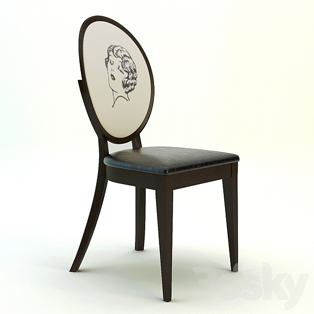 Calypso chair 3ds Max - thumbnail 1