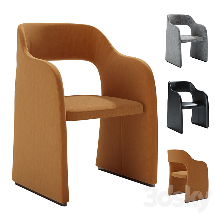 CAMERICH Echo Petite Chair 3DS Max Model - thumbnail 1