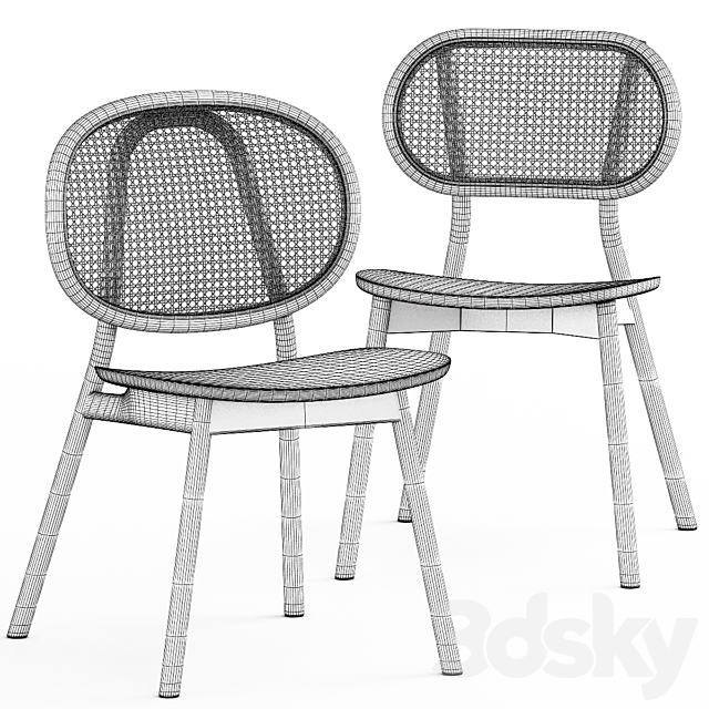 CANE CHAIR – 03 CANE CHAIR –04 3ds Max - thumbnail 3