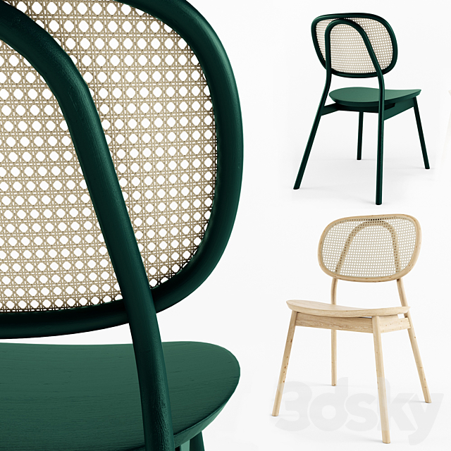 Cane Chair 3ds Max - thumbnail 1