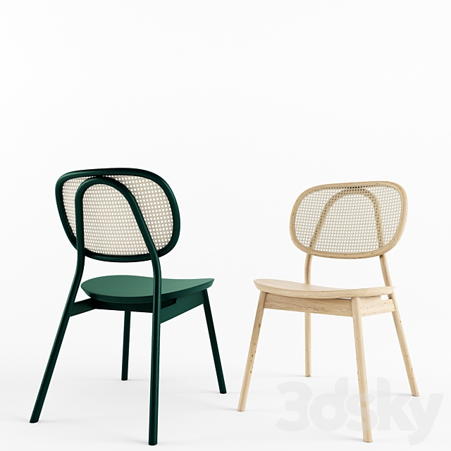 Cane Chair 3ds Max - thumbnail 2