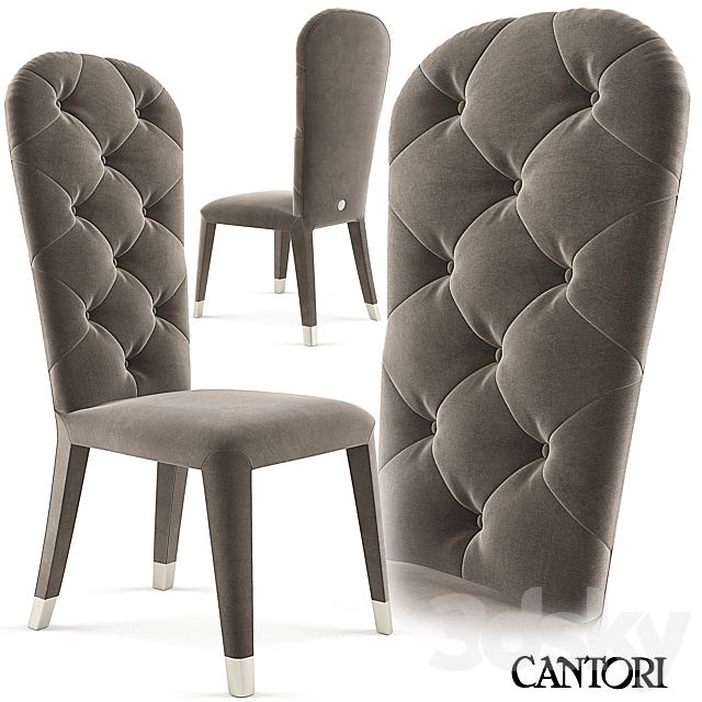 Cantori Liz high chair 3DSMax File - thumbnail 1