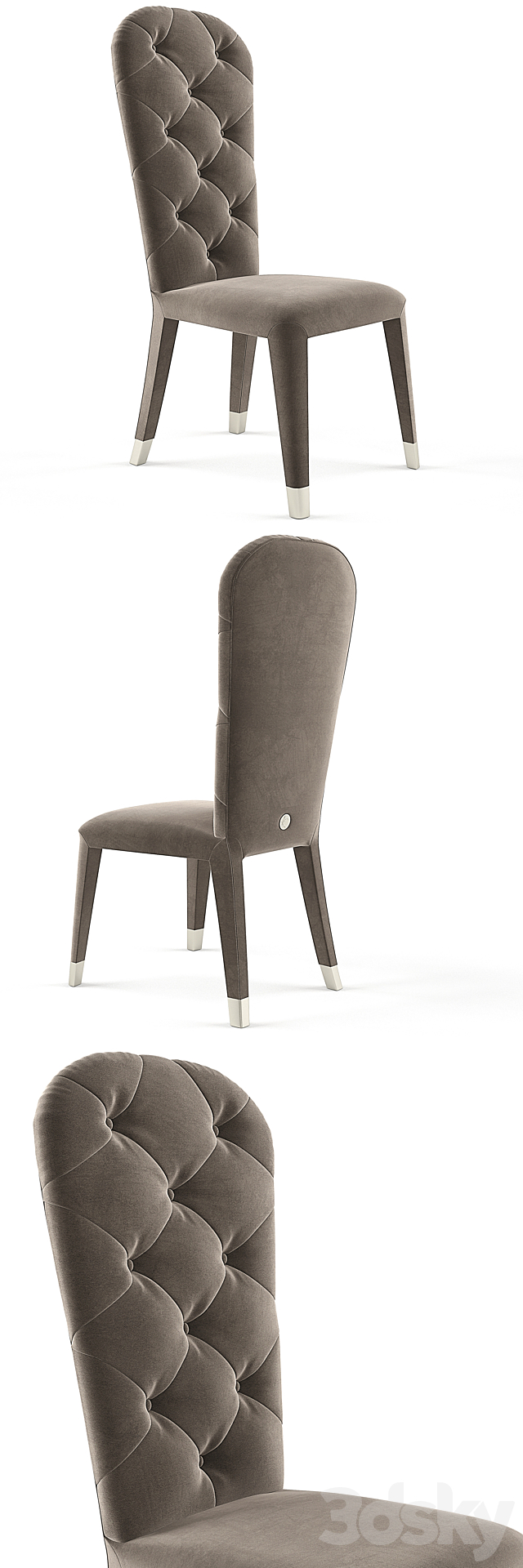 Cantori Liz high chair 3DSMax File - thumbnail 2