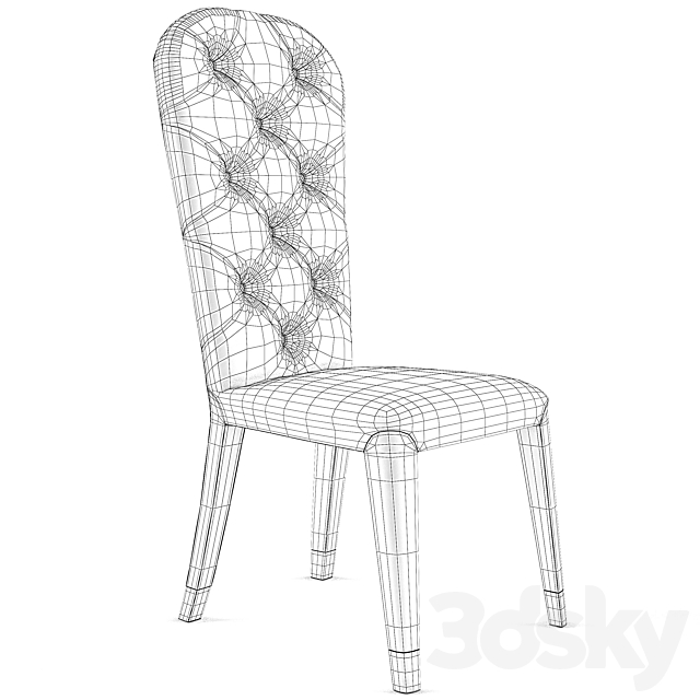 Cantori Liz high chair 3DSMax File - thumbnail 3