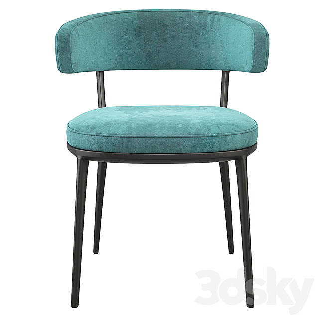 Caratos Maxalto chair Antonio Citterio BB 3DS Max Model - thumbnail 2