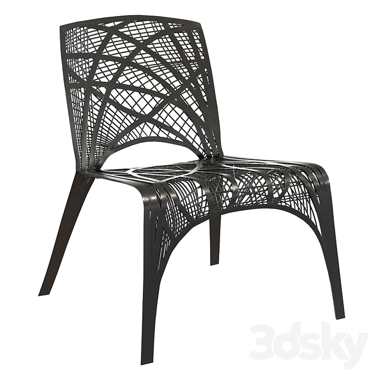 Carbon-Fiber chair Marleen Kaptein for Label Breed 3DS Max Model - thumbnail 3