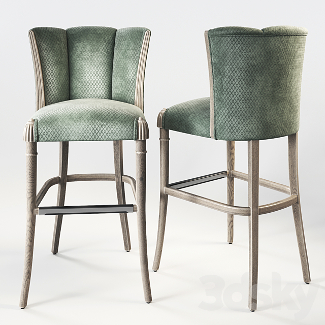 CASABLANCA bar chair 3DSMax File - thumbnail 1