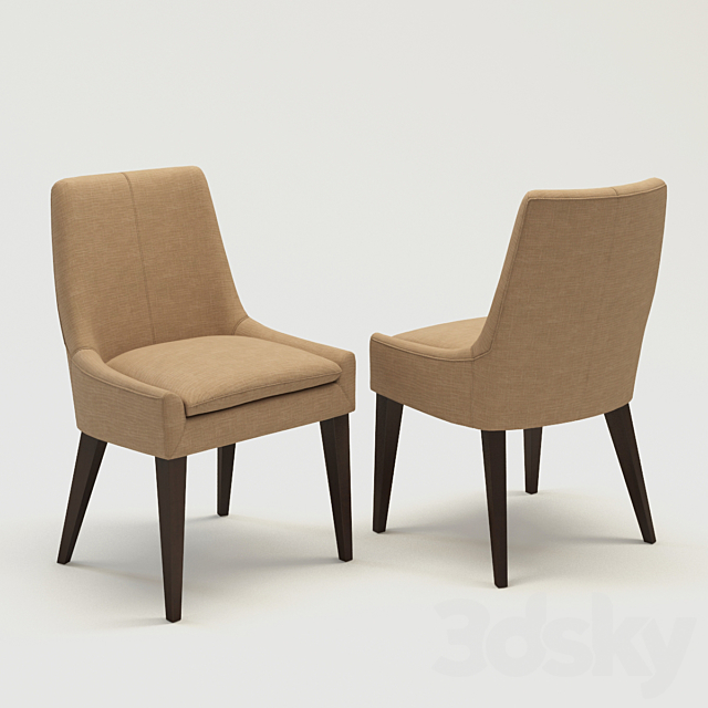 Cate Dining Chair 3DSMax File - thumbnail 3