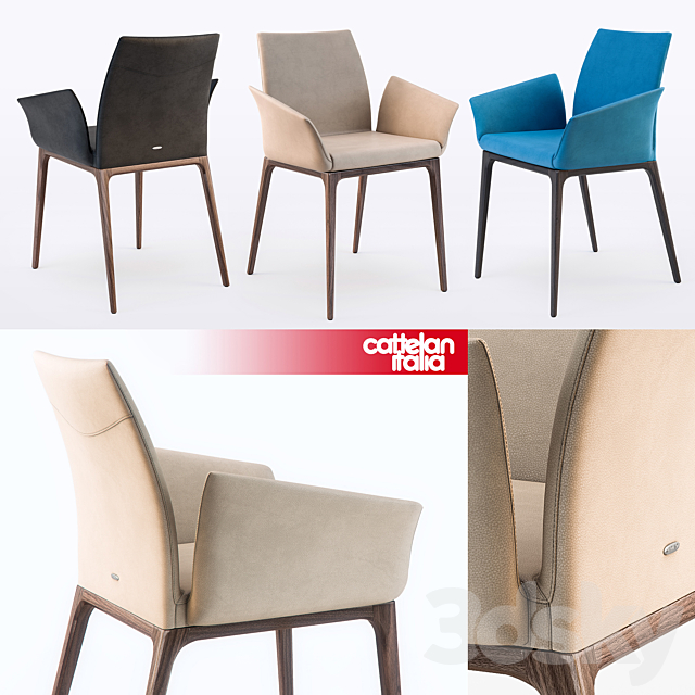 Cattelan Italia Arcadia chair 3DSMax File - thumbnail 1