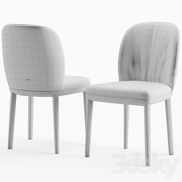 Cattelan Italia Chris chair 3DSMax File - thumbnail 5