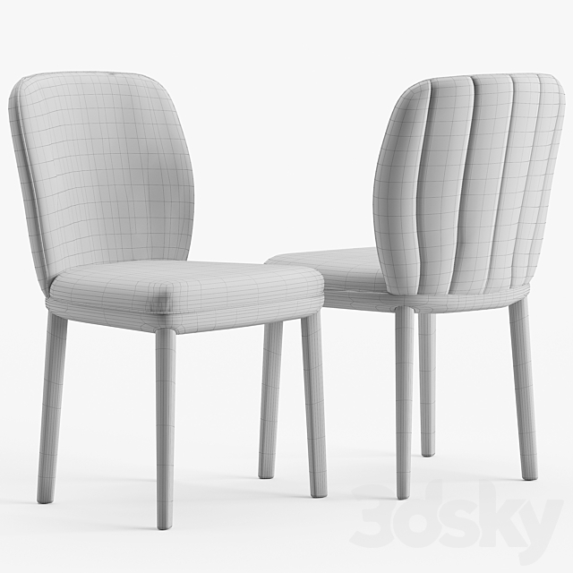 Cattelan Italia Chrishell chair 3DSMax File - thumbnail 5