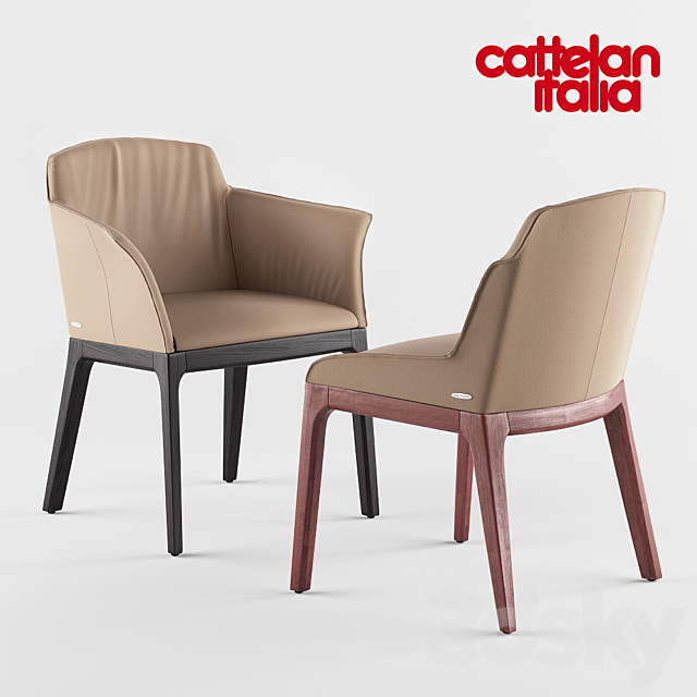 Cattelan Italia Musa Chair 3DSMax File - thumbnail 1