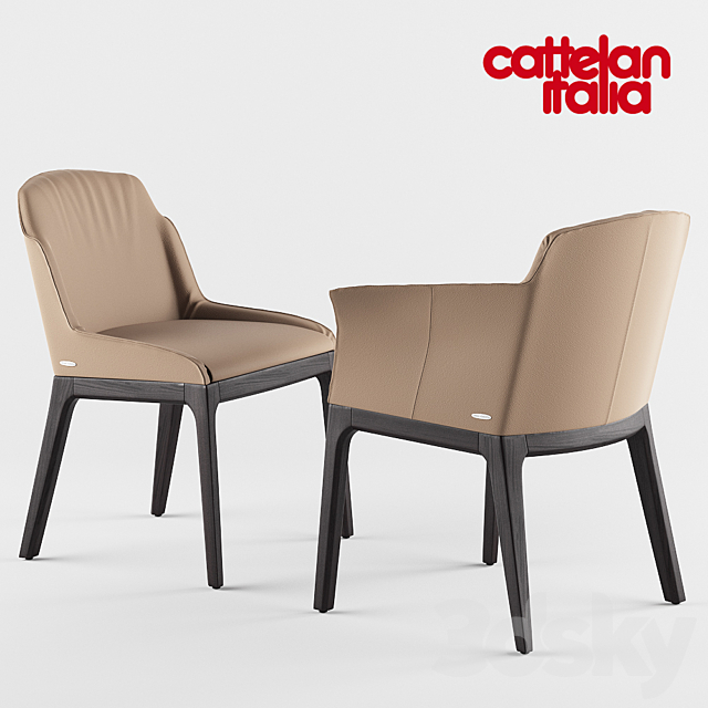 Cattelan Italia Musa Chair 3DSMax File - thumbnail 2