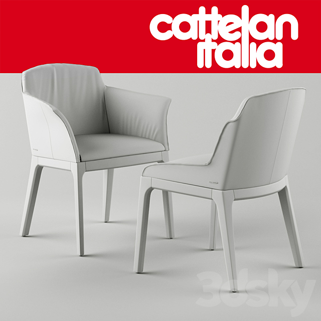 Cattelan Italia Musa Chair 3DSMax File - thumbnail 3