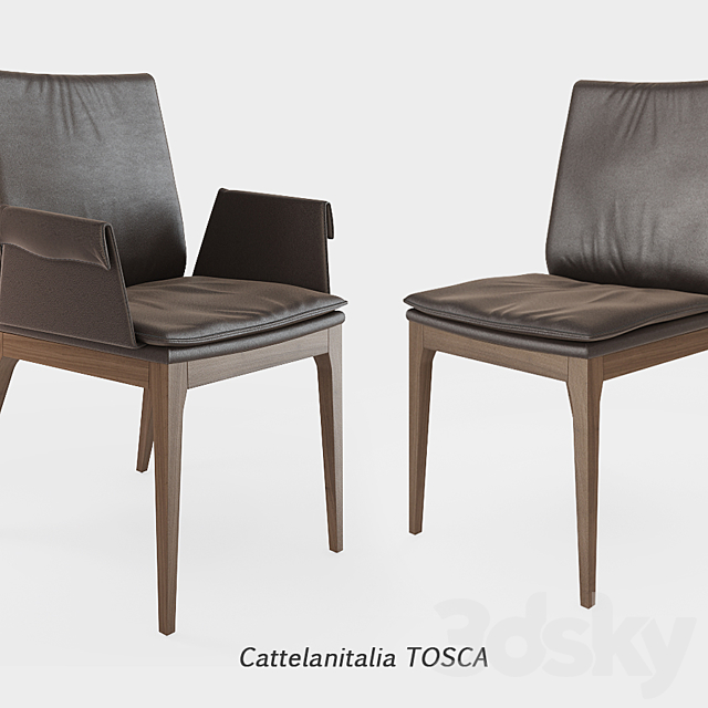 Cattelanitalia TOSCA 3DS Max Model - thumbnail 1