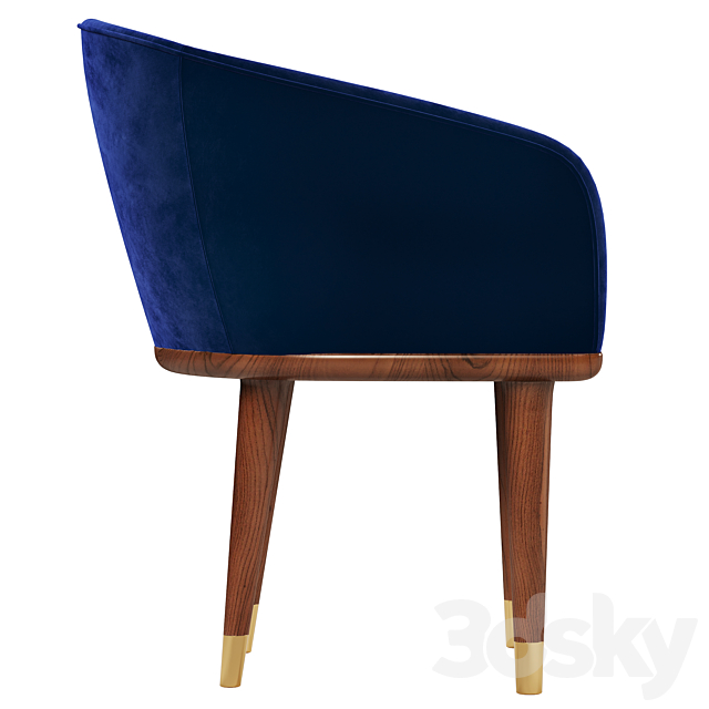 CB2 Viceroy Chair 3DS Max Model - thumbnail 4