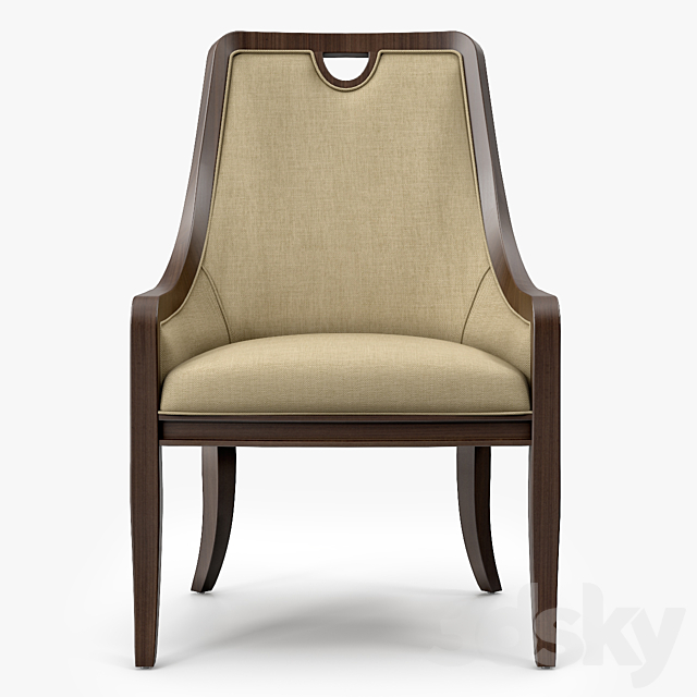 Century Matlock Chair 3DS Max Model - thumbnail 2