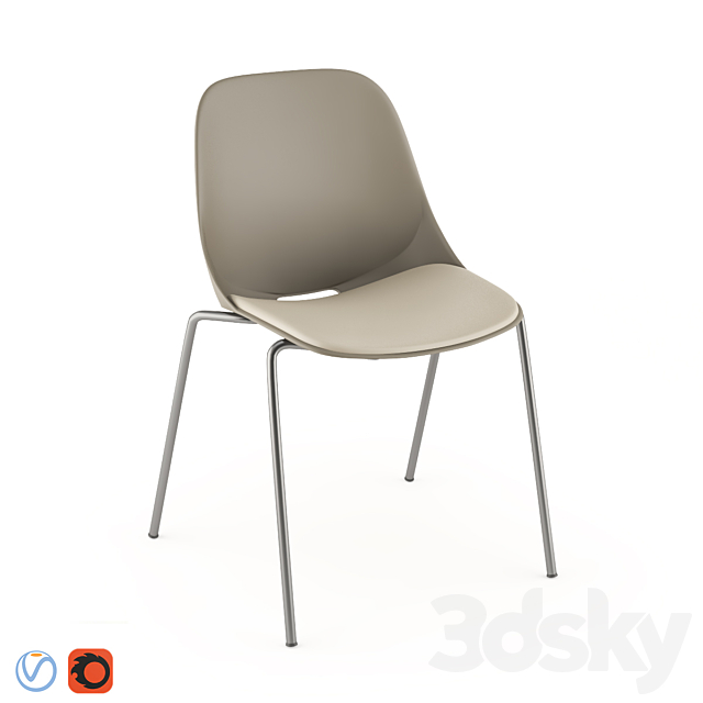 Cerantola Quick Chair 3ds Max - thumbnail 1