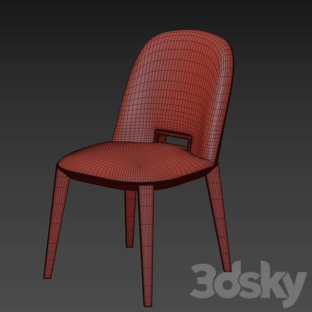 Cesare Arosio – Laurameroni Margaret Chair 3ds Max - thumbnail 3