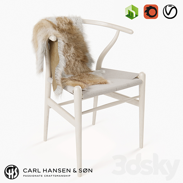 CH24 WISHBONE CHAIR 3DSMax File - thumbnail 1