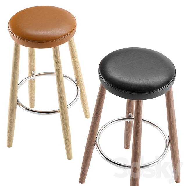 CH56 & CH58 Bar Stool _ Carl Hansen 3DSMax File - thumbnail 3