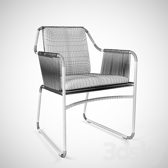 chair 3ds Max - thumbnail 2