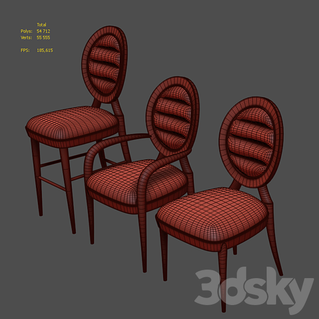 chair 3DSMax File - thumbnail 2