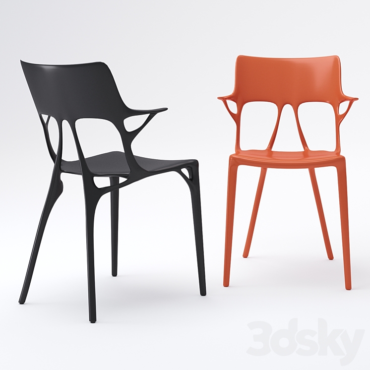 Chair Ai by Kartell 3DS Max Model - thumbnail 1